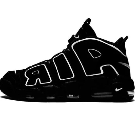 Air More Uptempo Black White