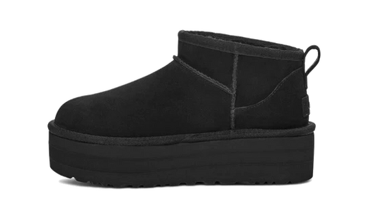 UGG CLASSIC ULTRA MINI PLATFORM BLACK | מגפי אגג