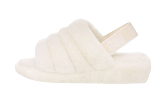 UGG Fluff Yeah Slide White | כפכפי אגג