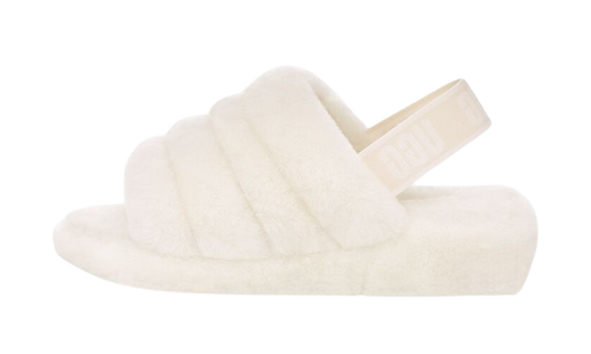 UGG Fluff Yeah Slide White | כפכפי אגג