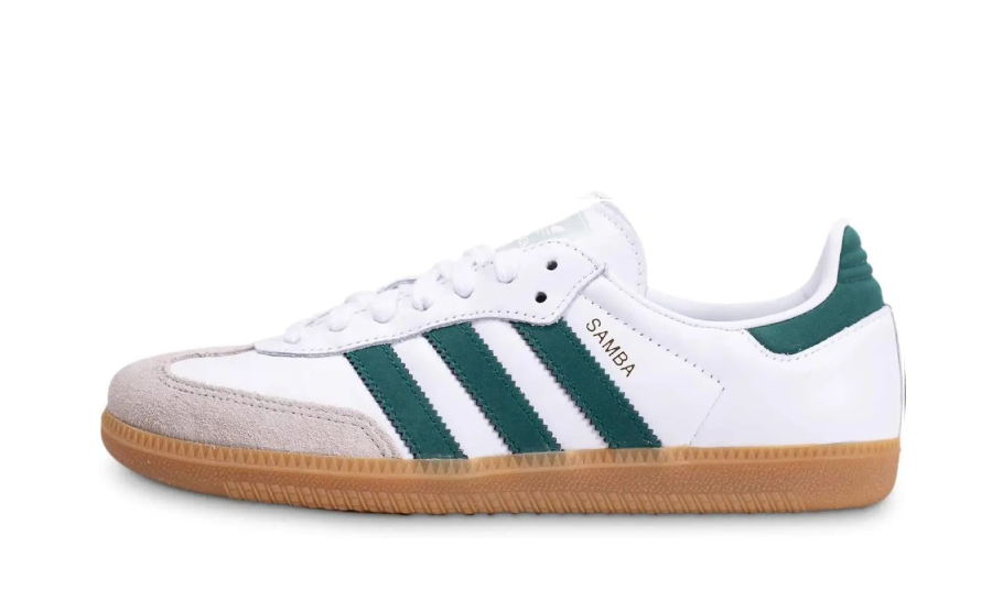 Adidas Samba OG White Collegiate Green Gum | אדידס סמבה