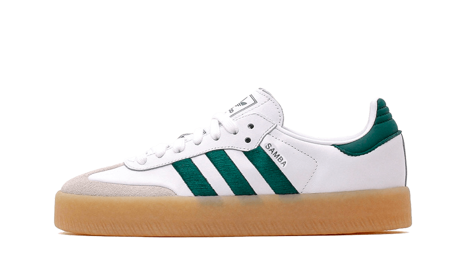 Adidas Samba White Collegiate Green Gum | אדידס סמבה