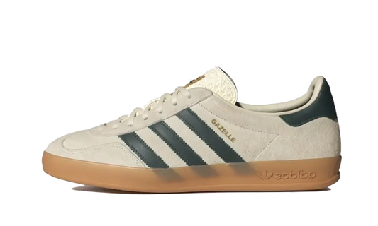 Adidas Gazelle Indoor Cream White Collegiate Green Gum | אדידס ג'זל