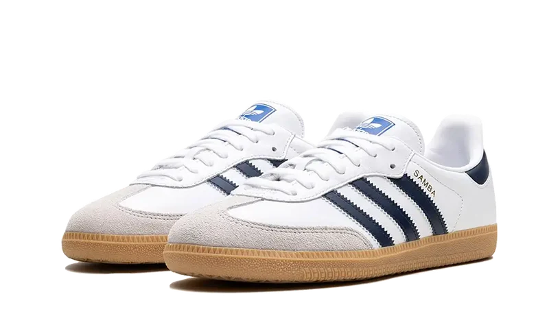 Adidas Samba OG Cloud White Night Indigo Gum | אדידס סמבה