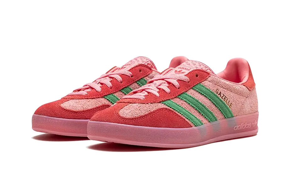 Adidas Gazelle Indoor Semi Pink Spark Preloved Scarlet | אדידס ג'זל