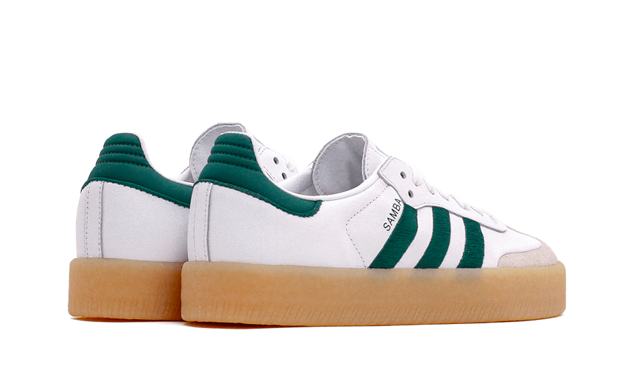 Adidas Samba White Collegiate Green Gum | אדידס סמבה