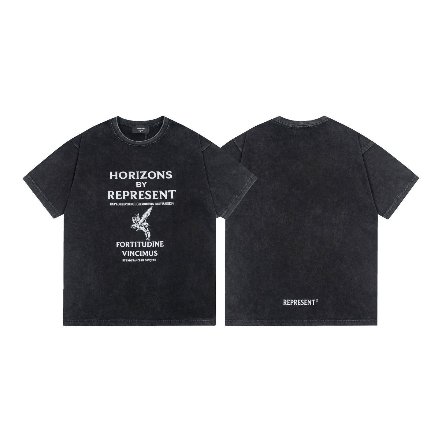 represent horizon t-shirt gray